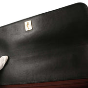 Chanel Black Lambskin Top Handle Handbag 154139