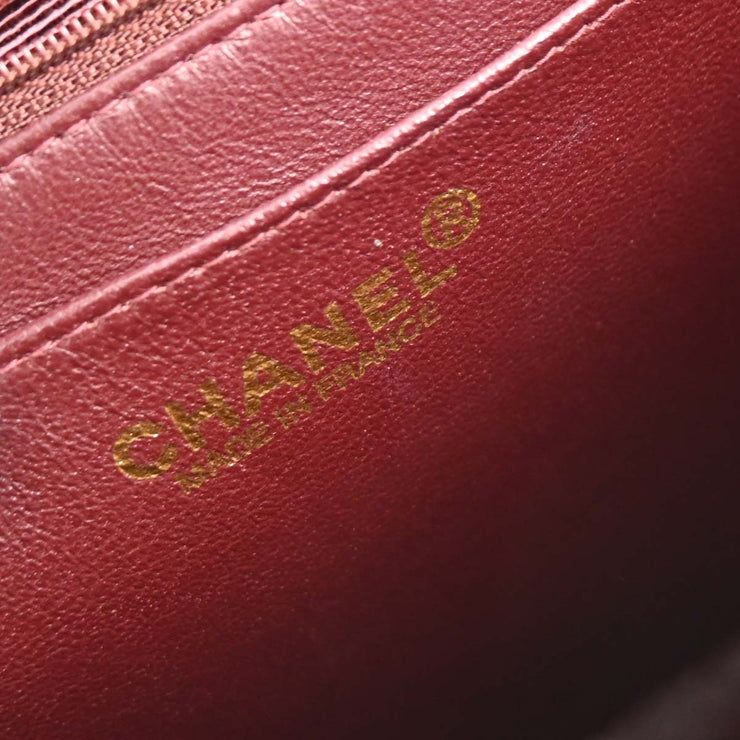 Chanel Black Lambskin Top Handle Handbag 154139