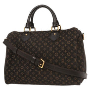 Louis Vuitton Brown Monogram Idylle Speedy Bandouliere 30 M56702 MB0153 154144
