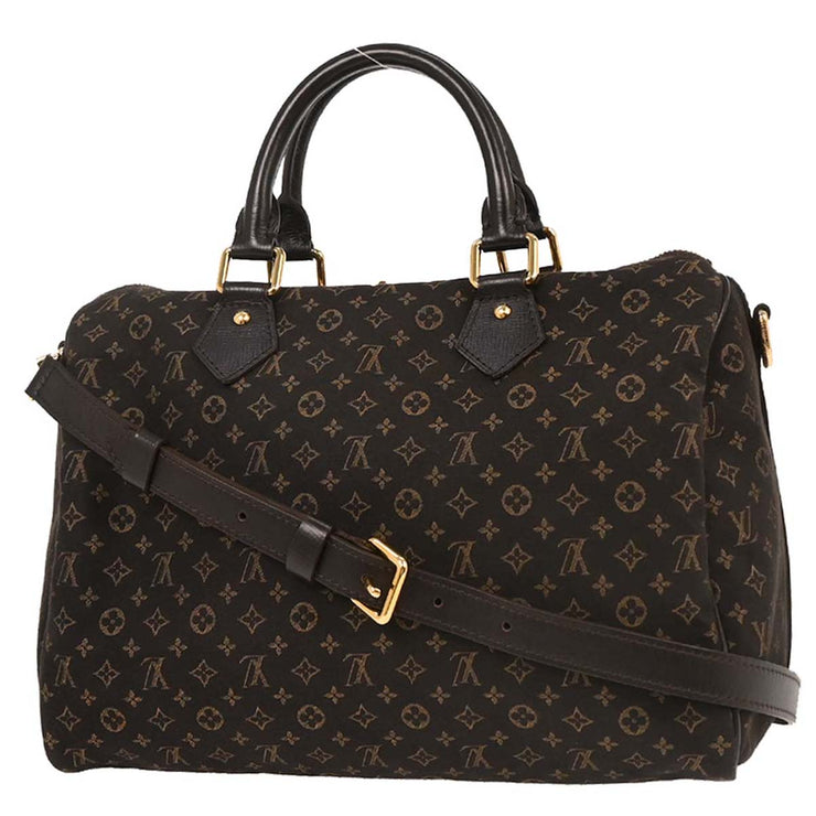 Louis Vuitton Brown Monogram Idylle Speedy Bandouliere 30 M56702 MB0153 154144