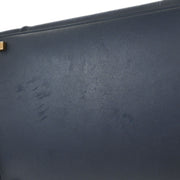 Celine * Navy Leather Mini Luggage Tote Bag S-LA-4105 154148