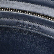 Celine * Navy Leather Mini Luggage Tote Bag S-LA-4105 154148