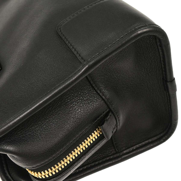 Loewe Black Leather Amazona 28 Handbag 471605 154149