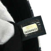 Chanel Black White Canvas Shoulder Bag 154150