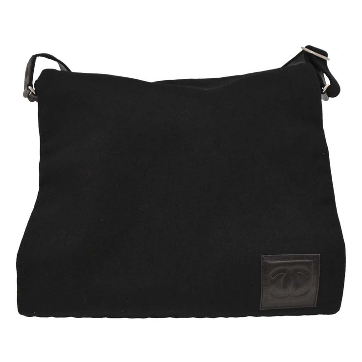 Chanel Black Sport Line Messenger Bag 154151