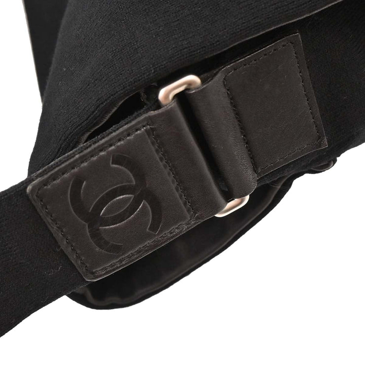 Chanel Black Sport Line Messenger Bag 154151