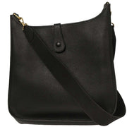 Hermes Black Ardennes Evelyne 1 GM Shoulder Bag R Square:A 154152
