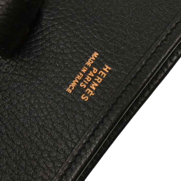 Hermes Black Ardennes Evelyne 1 GM Shoulder Bag R Square:A 154152