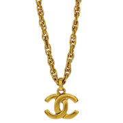 Chanel Gold CC Chain Pendant Necklace 154153
