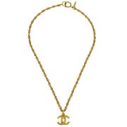 Chanel Gold CC Chain Pendant Necklace 154153