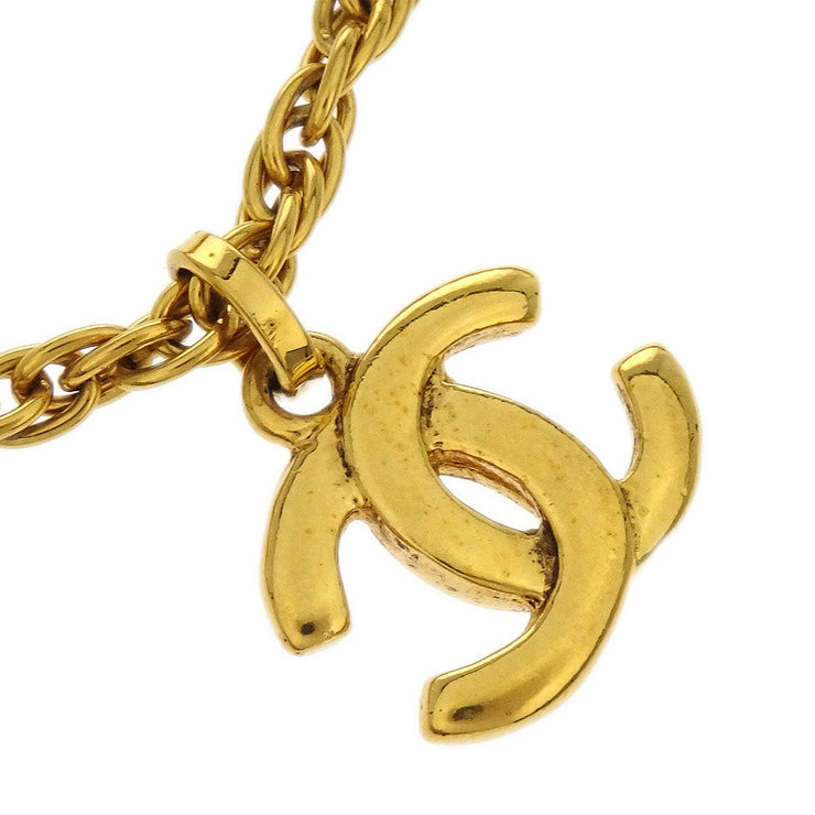 Chanel Gold CC Chain Pendant Necklace 154153