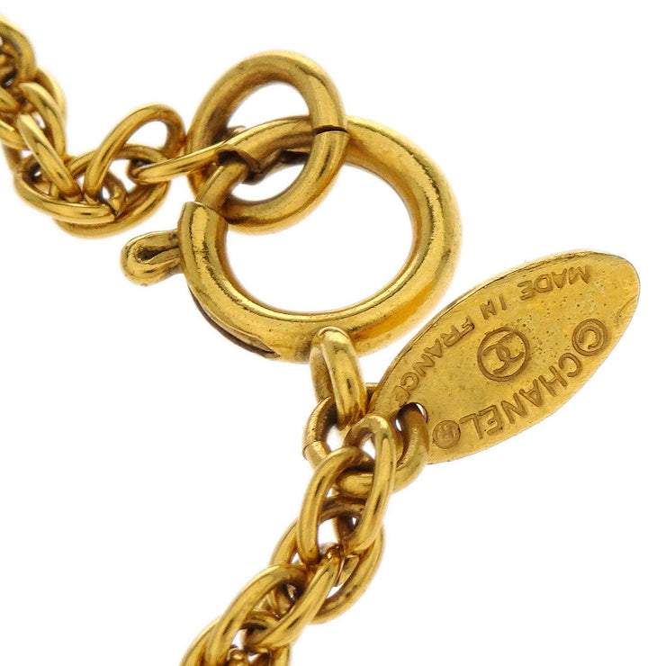 Chanel Gold CC Chain Pendant Necklace 154153