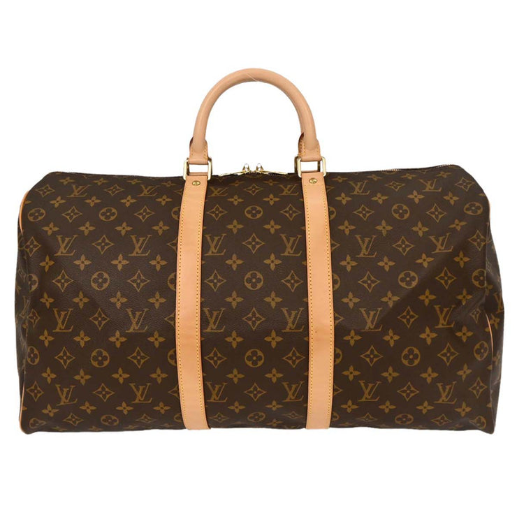 Louis Vuitton Monogram Keepall 50 Duffle Travel Handbag M41426 FL1020 154154