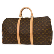 Louis Vuitton Monogram Keepall 50 Duffle Travel Handbag M41426 FL1020 154154