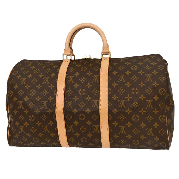 Louis Vuitton Monogram Keepall 50 Duffle Travel Handbag M41426 FL1020 154154