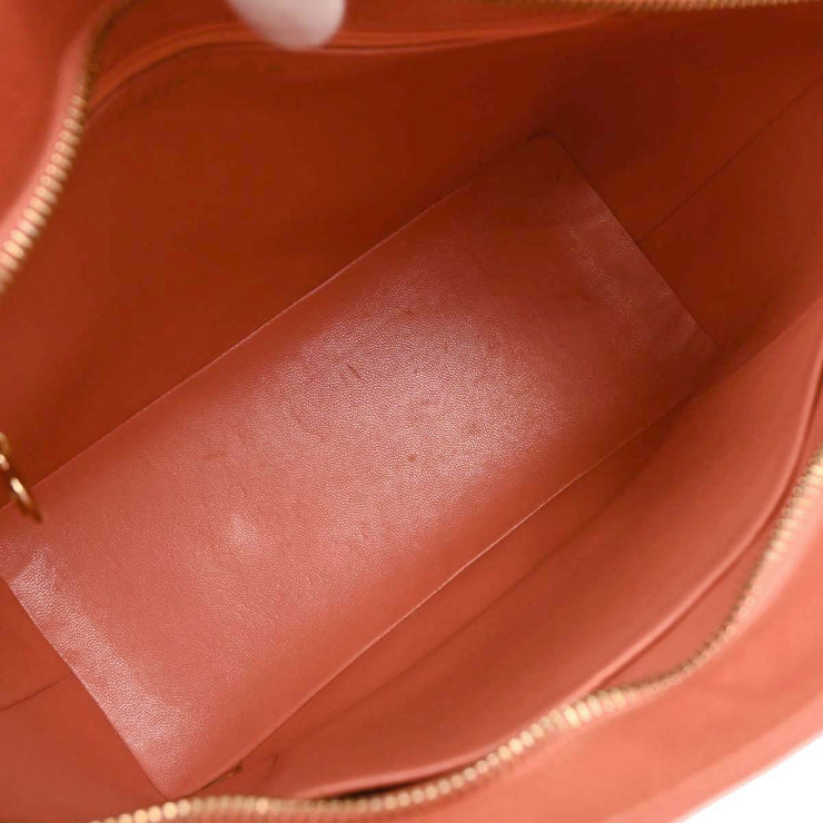Chanel Pink Calfskin Medallion Tote Handbag 154155