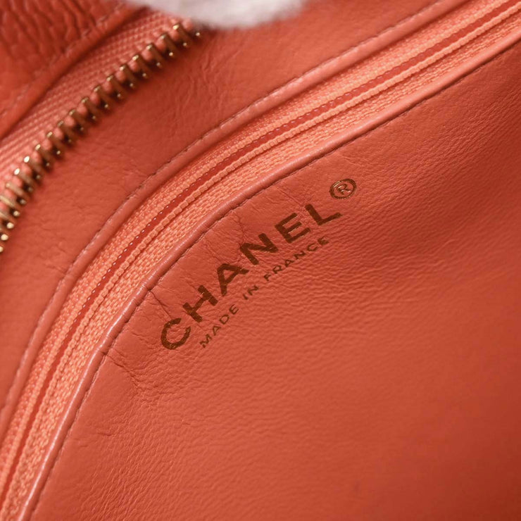 Chanel Pink Calfskin Medallion Tote Handbag 154155