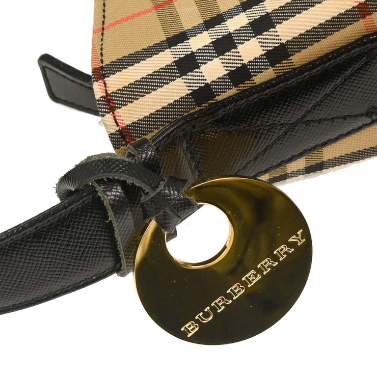 Burberry Beige Black House Check Shoulder Bag 154159