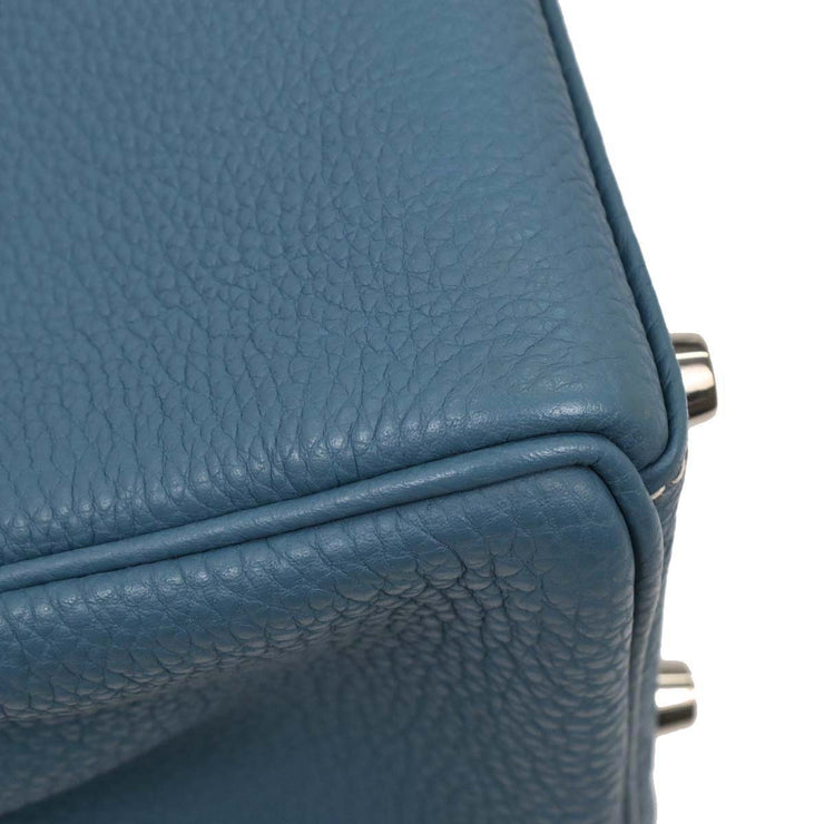 Hermes Blue Jean Togo Kelly 32 Retourne 2way Handbag Square:J 135.S 154161