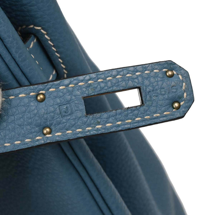 Hermes Blue Jean Togo Kelly 32 Retourne 2way Handbag Square:J 135.S 154161