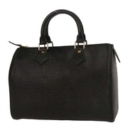 Louis Vuitton Black Epi Speedy 25 Handbag M43012 SP0965 154163