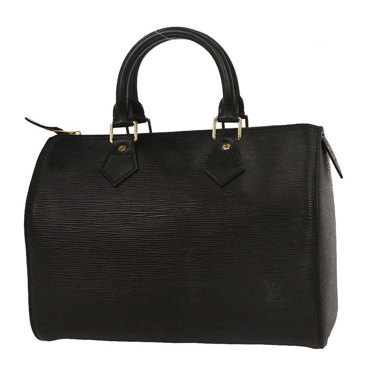 Louis Vuitton Black Epi Speedy 25 Handbag M43012 SP0965 154163