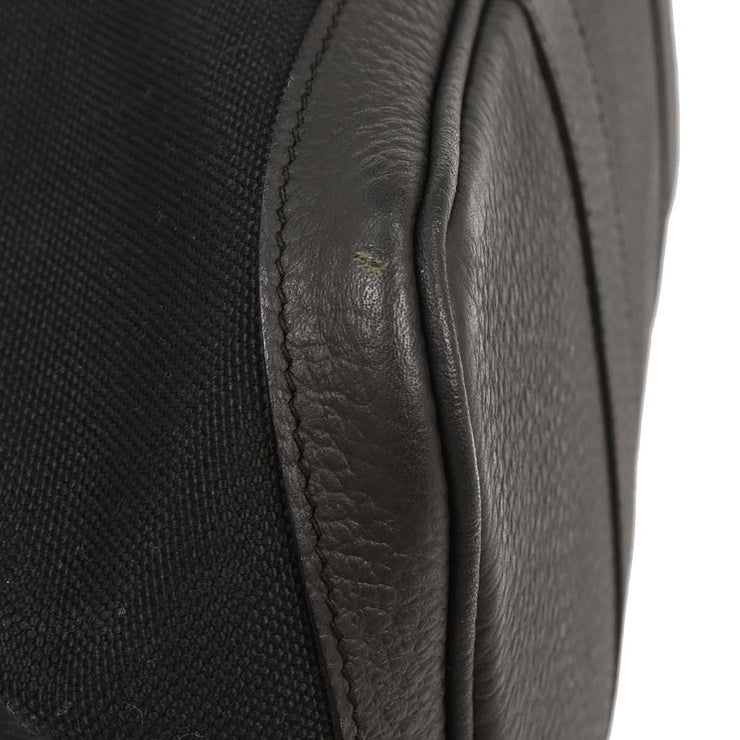 Hermes Black Toile H Negonda Garden Party 36 PM Tote Bag XGS006HI 154166