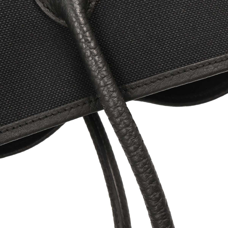 Hermes Black Toile H Negonda Garden Party 36 PM Tote Bag XGS006HI 154166