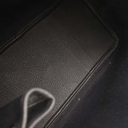 Hermes Black Toile H Negonda Garden Party 36 PM Tote Bag XGS006HI 154166