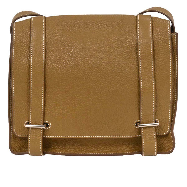 Hermes Kraft Taurillon Clemence Steve Caporal 27 Shoulder Bag Square:Q B148 154167