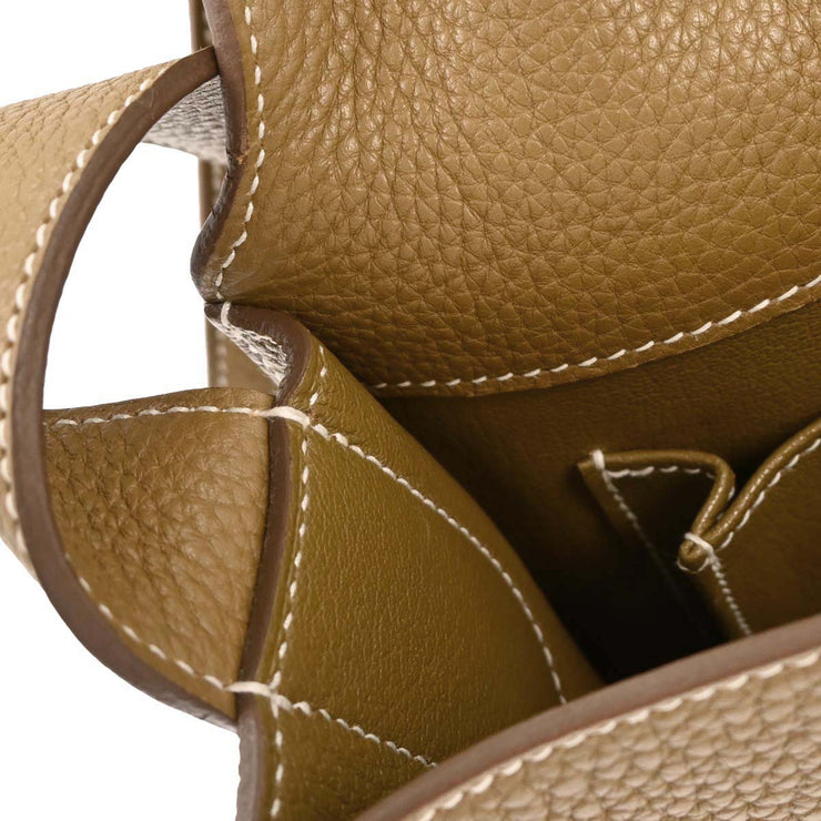 Hermes Kraft Taurillon Clemence Steve Caporal 27 Shoulder Bag Square:Q B148 154167