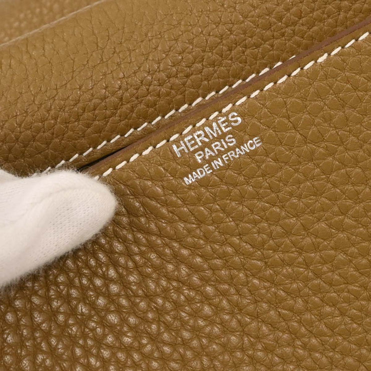 Hermes Kraft Taurillon Clemence Steve Caporal 27 Shoulder Bag Square:Q B148 154167
