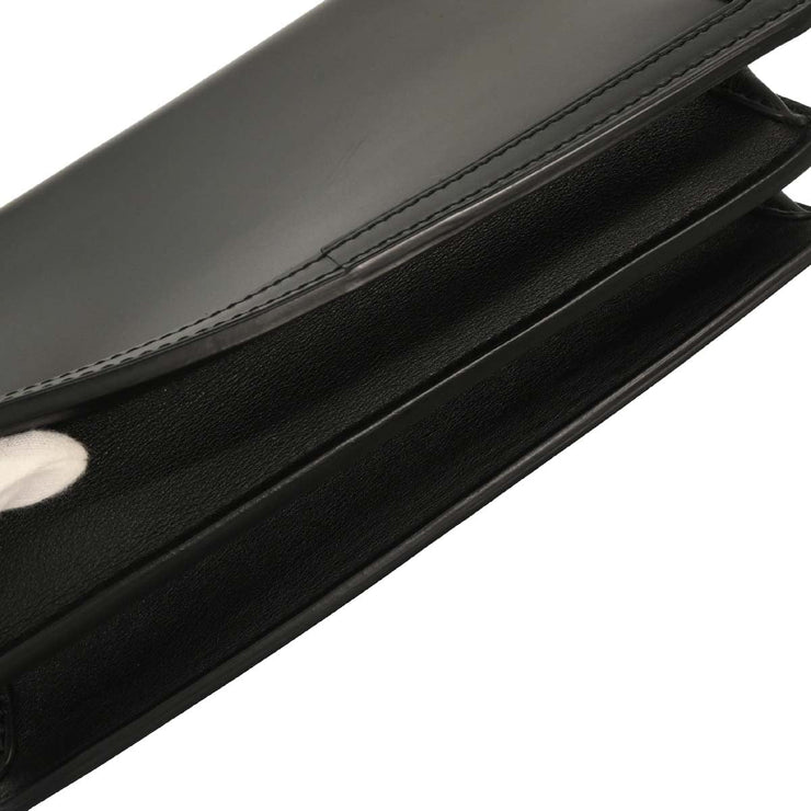 Louis Vuitton Black Leather Dauphine Shoulder Bag M55821 FL4179 154168