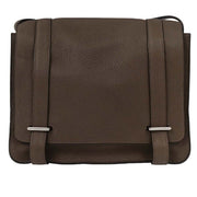 Hermes Taupe Taurillon Clemence Steve Caporal 27 Shoulder Bag TGS001HI 154170