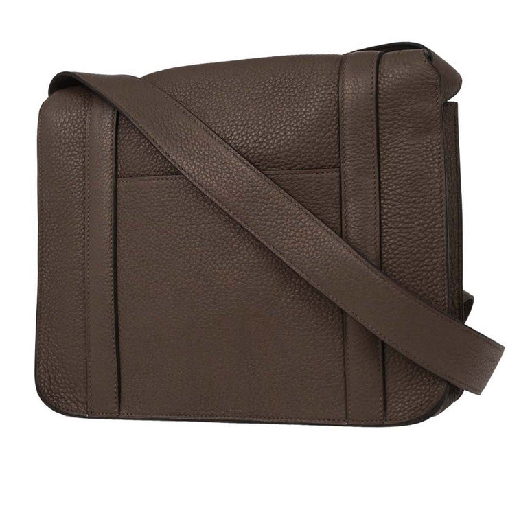 Hermes Taupe Taurillon Clemence Steve Caporal 27 Shoulder Bag TGS001HI 154170