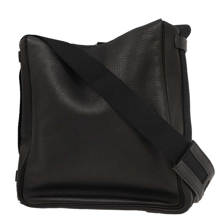 Hermes Black Taurillon Clemence Tibet Vertical MM Shoulder Bag B4 Square:I 154171