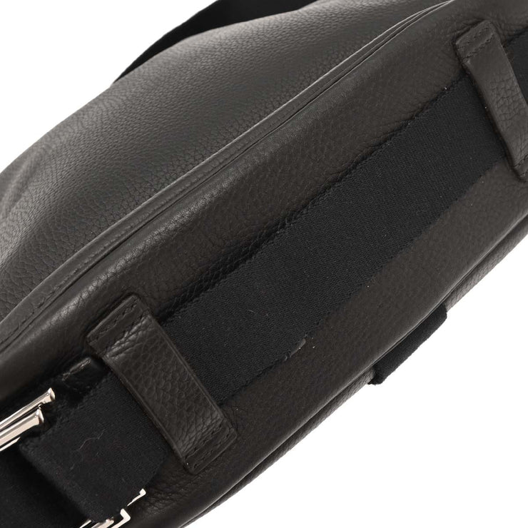 Hermes Black Taurillon Clemence Tibet Vertical MM Shoulder Bag B4 Square:I 154171