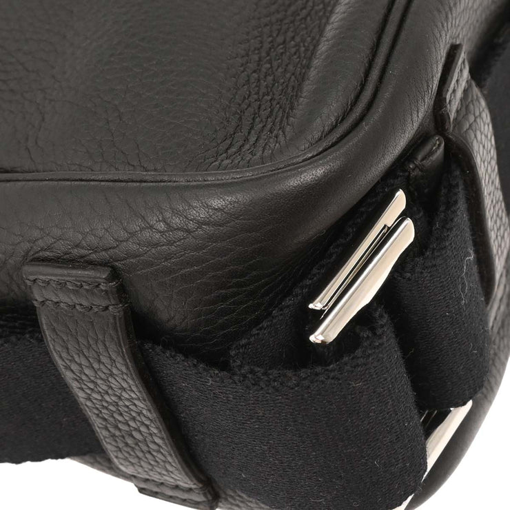 Hermes Black Taurillon Clemence Tibet Vertical MM Shoulder Bag B4 Square:I 154171