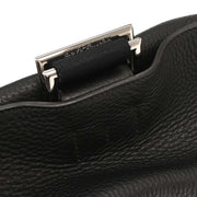 Hermes Black Taurillon Clemence Tibet Vertical MM Shoulder Bag B4 Square:I 154171