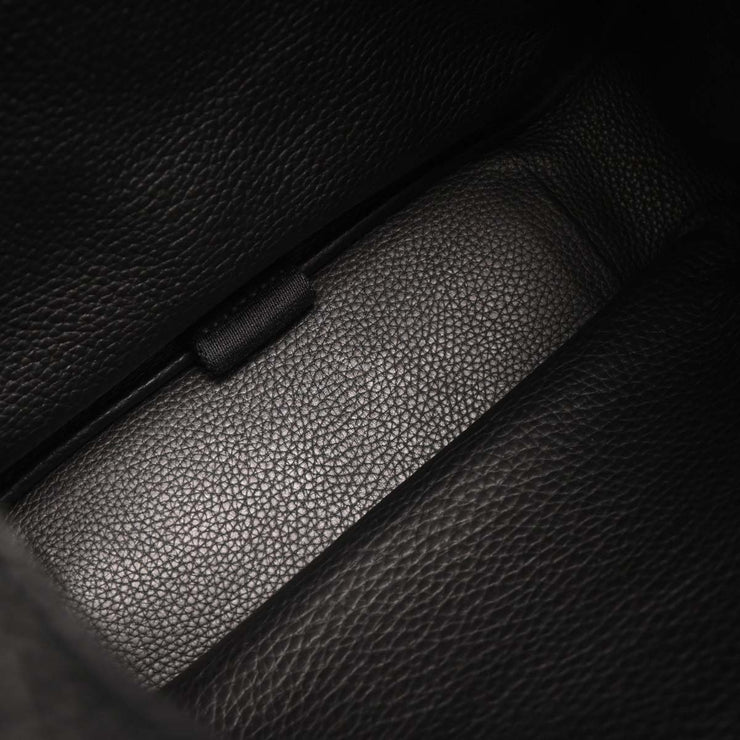 Hermes Black Taurillon Clemence Tibet Vertical MM Shoulder Bag B4 Square:I 154171