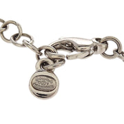 Chanel Necklace Pendant Rhinestone Silver 10V 154175