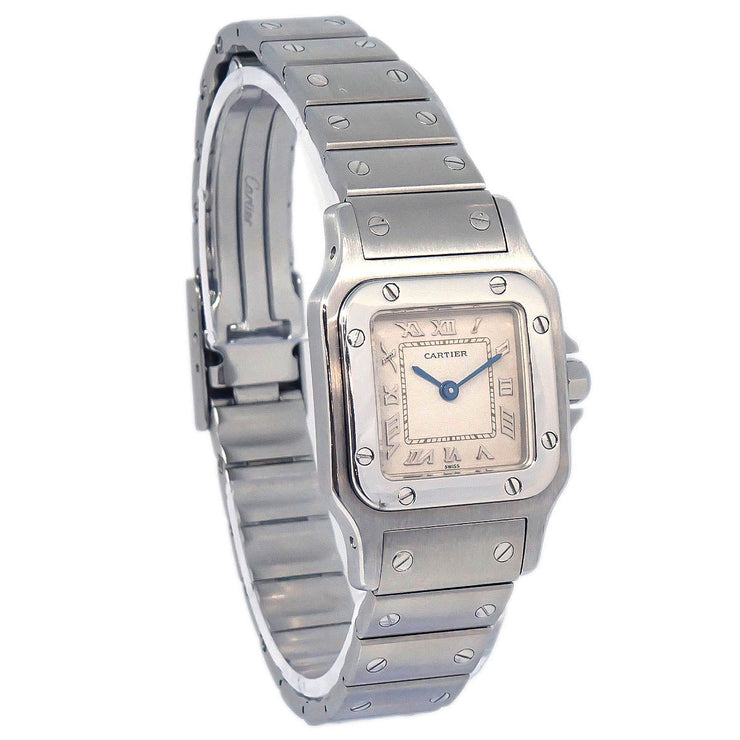 Cartier Santos Galbee SM Ref.1565 Quartz Watch SS 154211