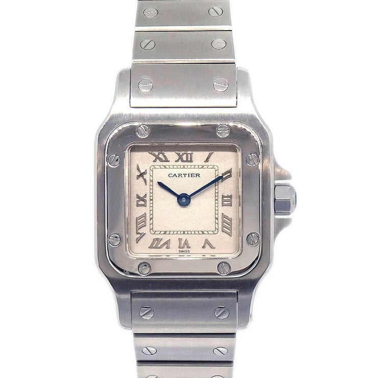 Cartier Santos Galbee SM Ref.1565 Quartz Watch SS 154211