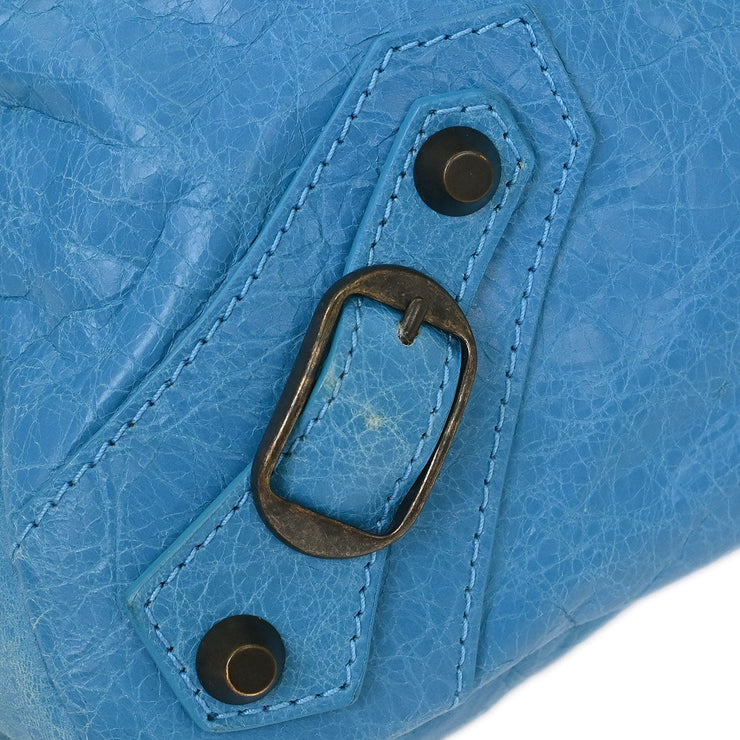 Balenciaga Blue The First 2way Handbag 103208.4680 1669 154224