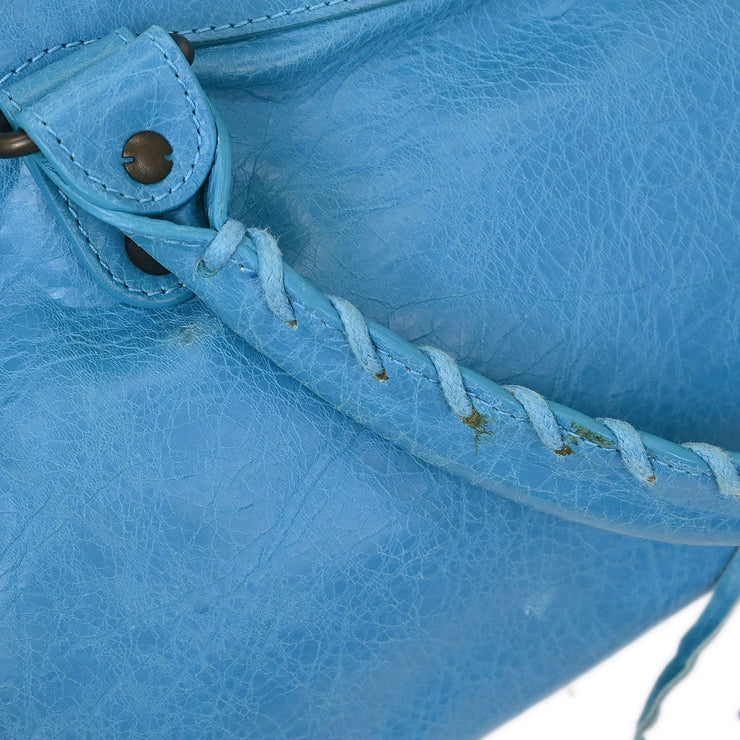 Balenciaga Blue The First 2way Handbag 103208.4680 1669 154224