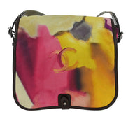 Chanel Yellow Suede Flap Shoulder Bag 154227