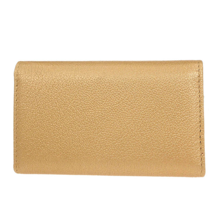 Chanel Beige Calfskin Six Hook Key Case Small Good 154242