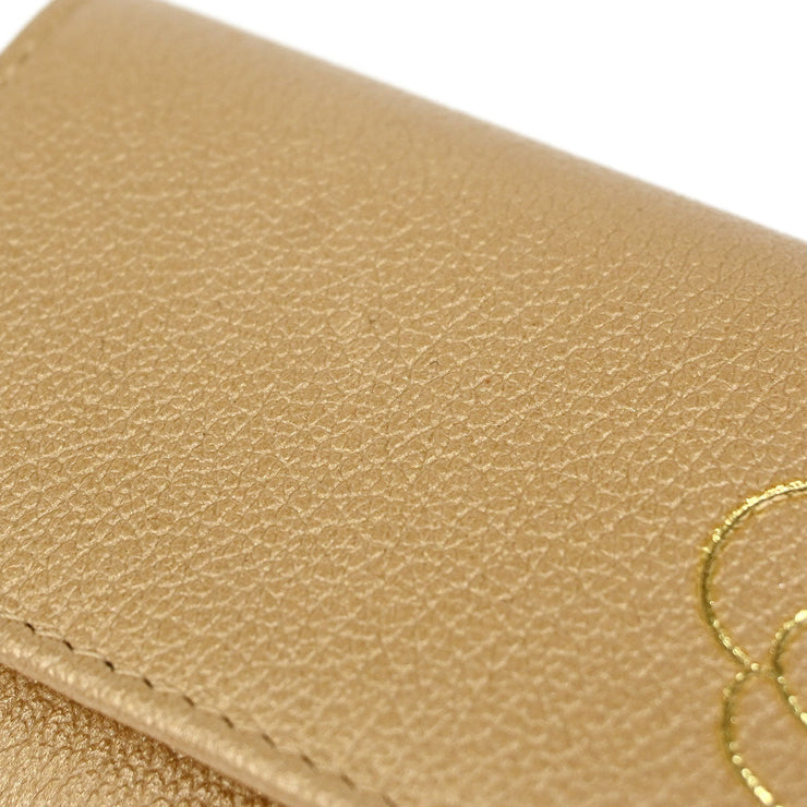 Chanel Beige Calfskin Six Hook Key Case Small Good 154242