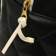 Chanel Black Calfskin Bowling Bag 50 154249