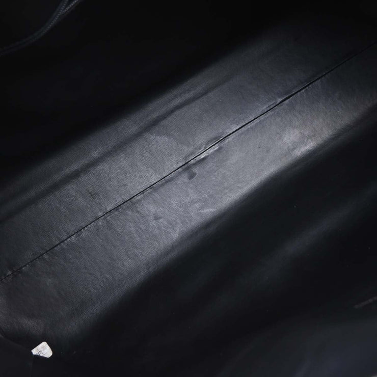 Chanel Black Calfskin Bowling Bag 50 154249